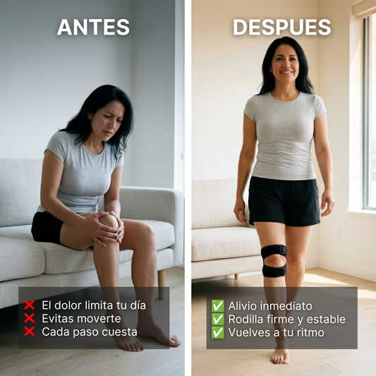 IronKnee - Protección doble para quienes no pueden parar