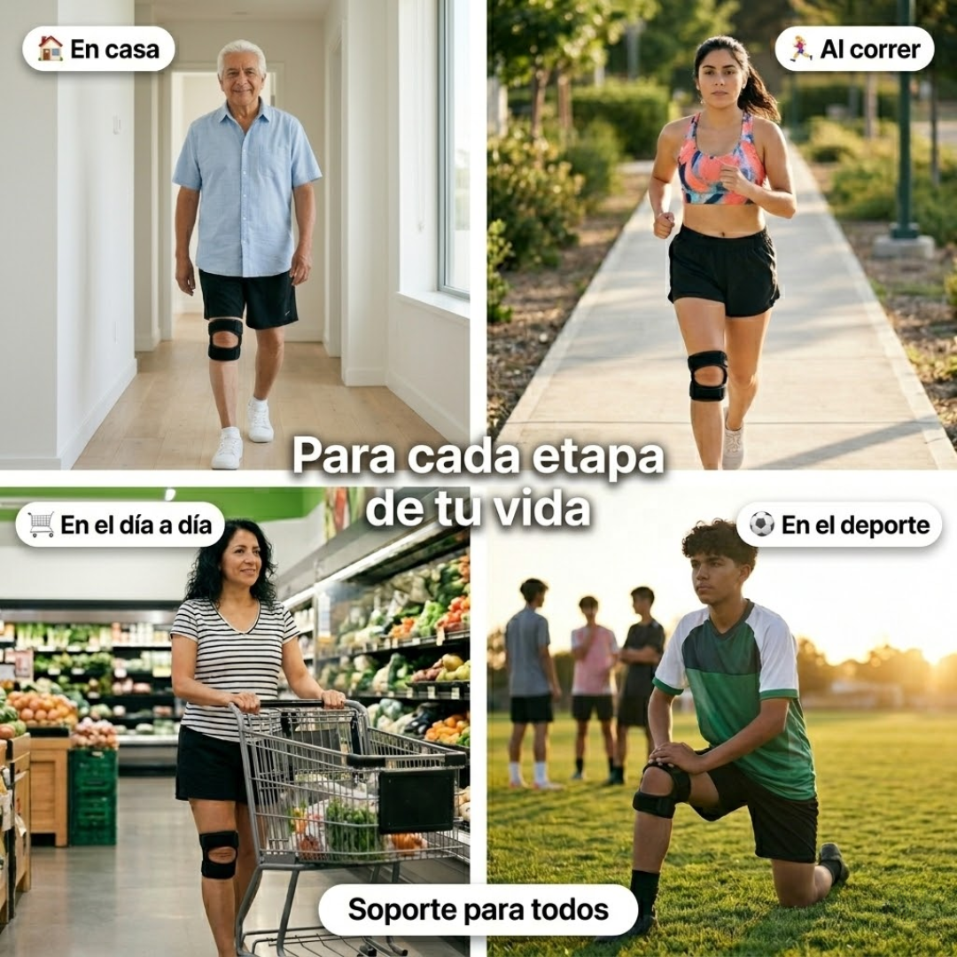 IronKnee - Protección doble para quienes no pueden parar