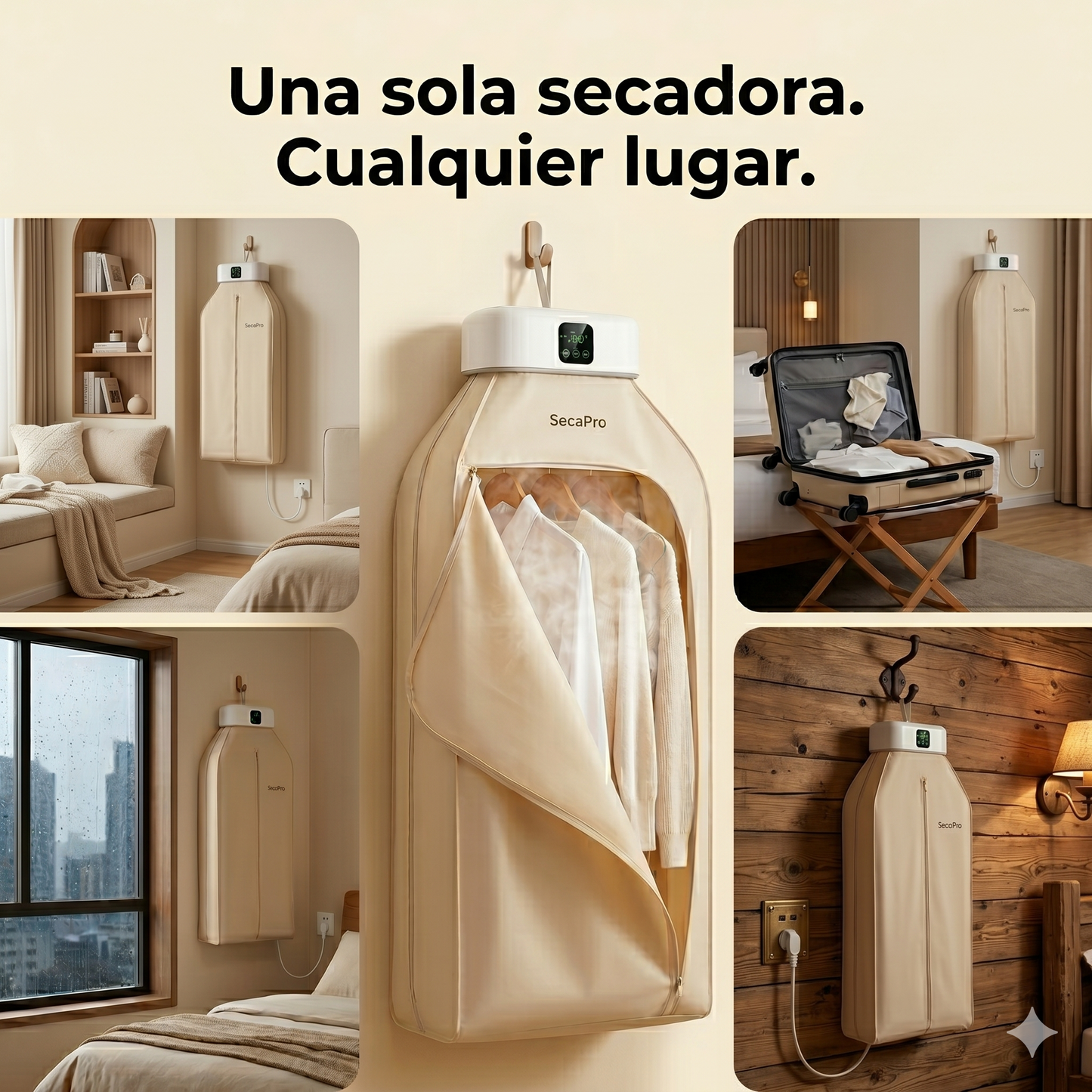 SecaPro - Seca tu ropa en cualquier lugar, sin lavanderías 🧺